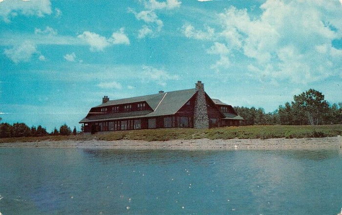 Cedar Bay Camp & Retreat Center - Vintage Postcard (newer photo)